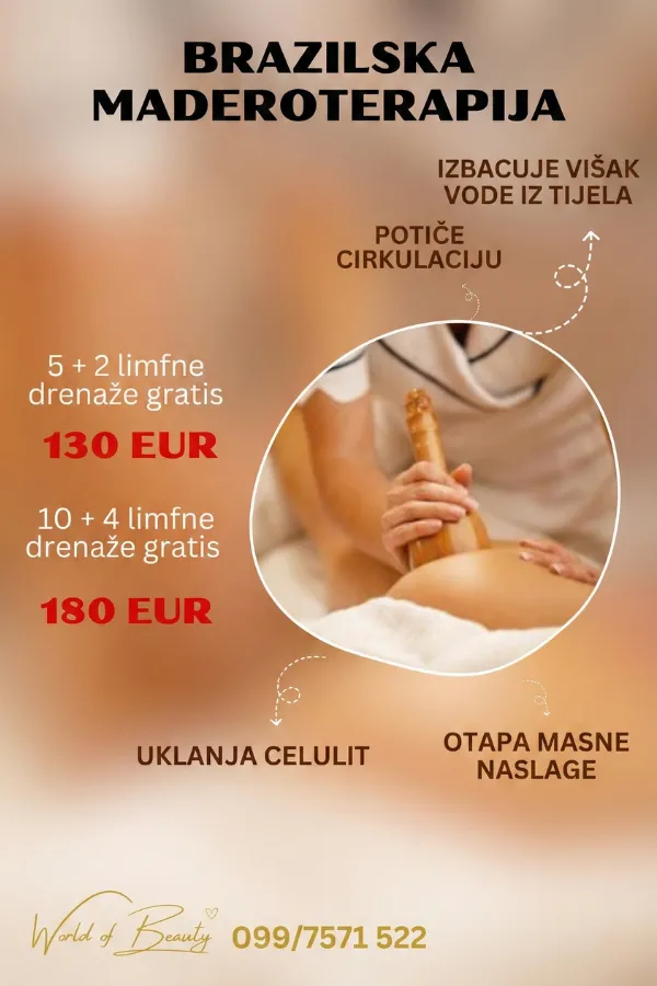 Brazilska maderoterapija paket